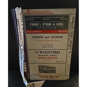 1966 Danville Illinois City Directory Vermilion County Polk's Vintage‎